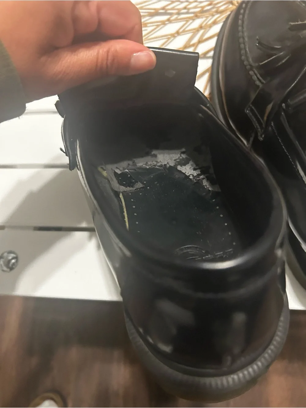 Dr. Martens Black Leather Tassel Loafers